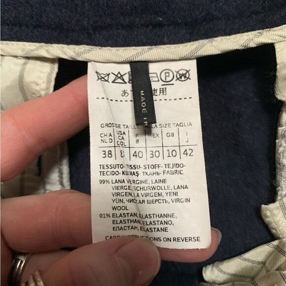 Weekend Max Mara Wool Pants Size 8 - Picture 3 of 6